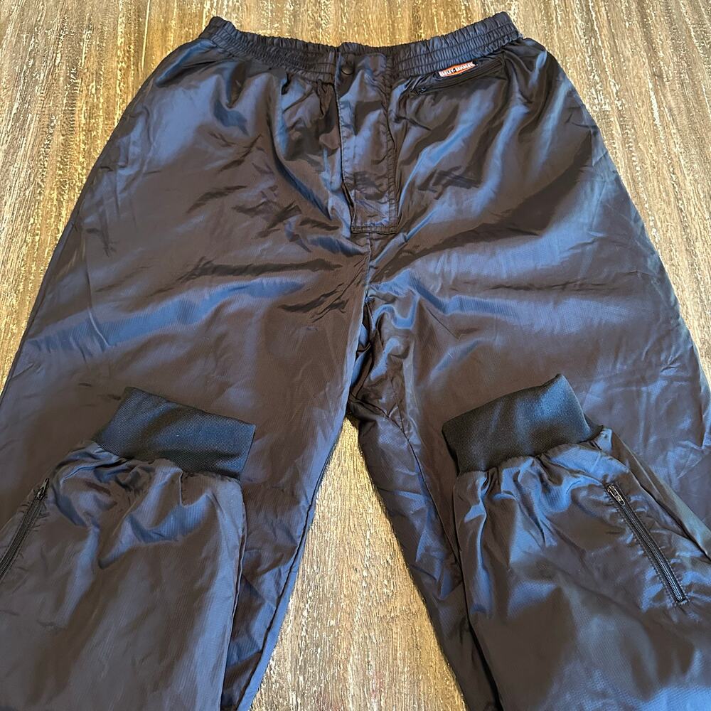 Harley-Davidson Heated Riding Gear Pants Nylon Black Made in USA Men’s Size XL